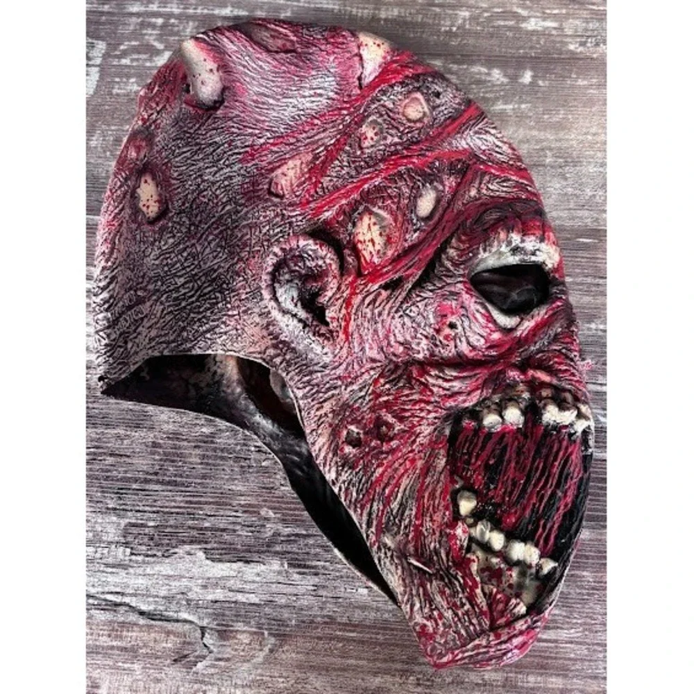 Vintage 2000 Mask Illusion Halloween‎ Undead Latex Mask Excellent Condition